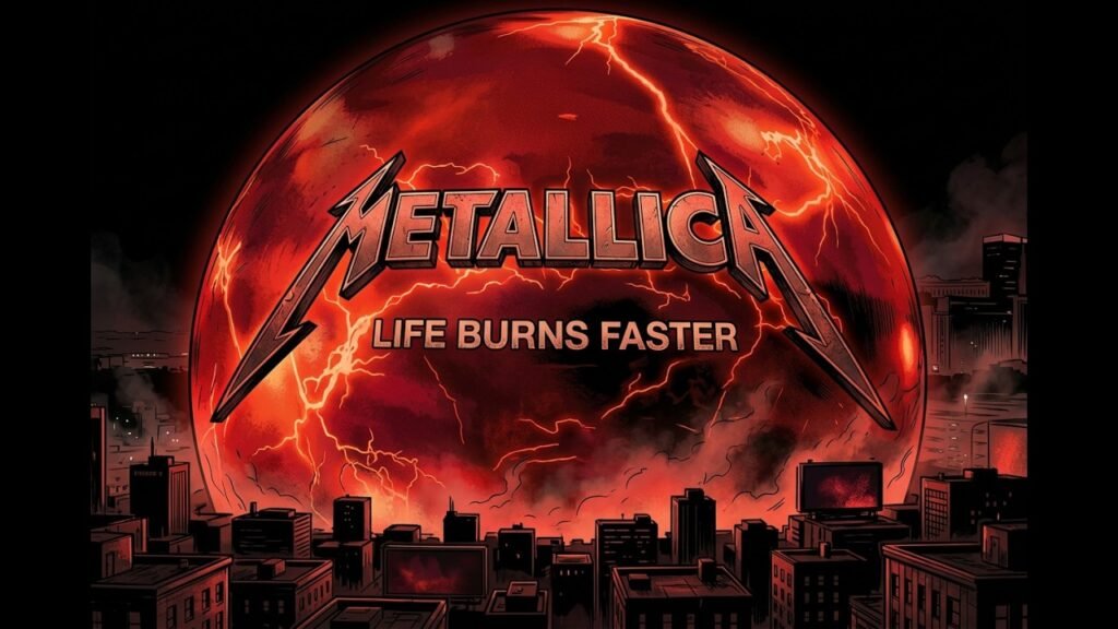 Still from Metallica x Sphere Vegas, Unofficial Comic-Book Teaser