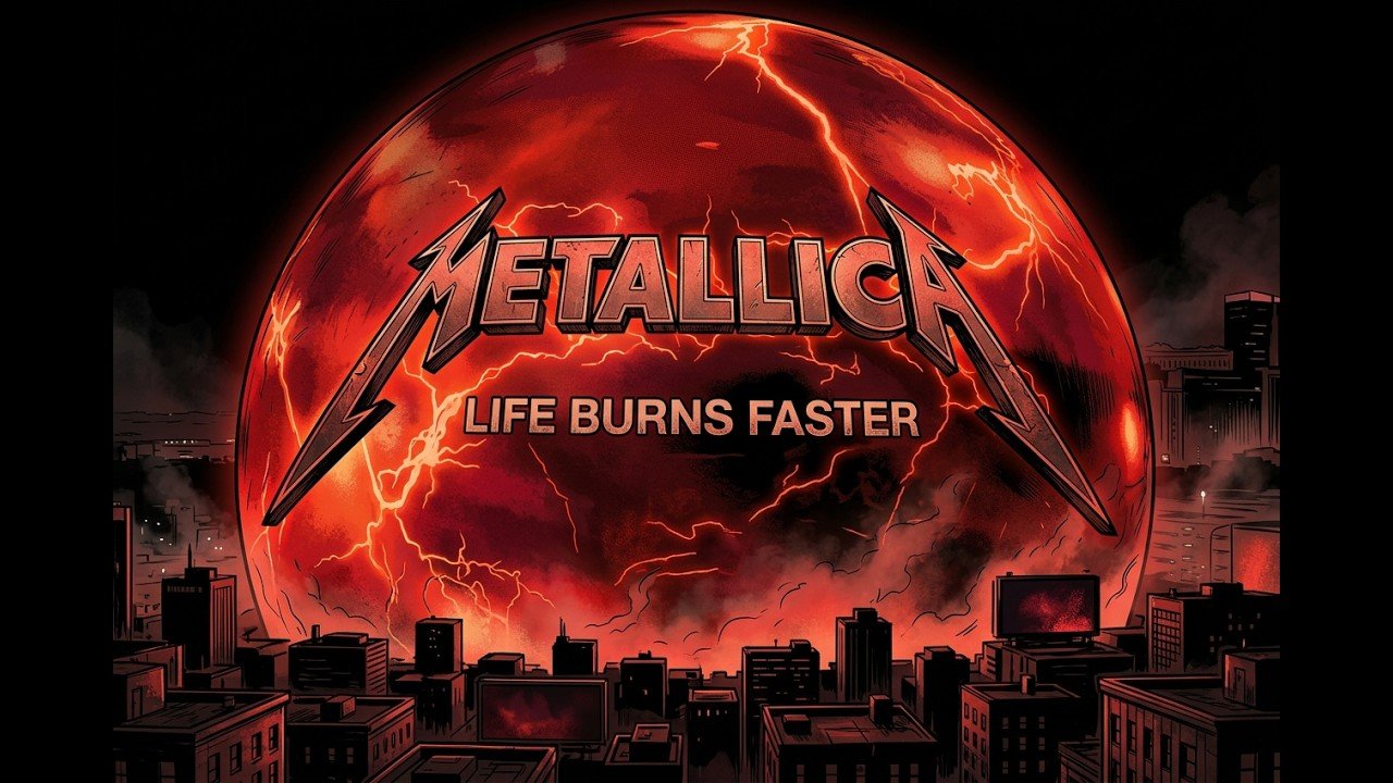 Still from Metallica x Sphere Vegas, Unofficial Comic-Book Teaser