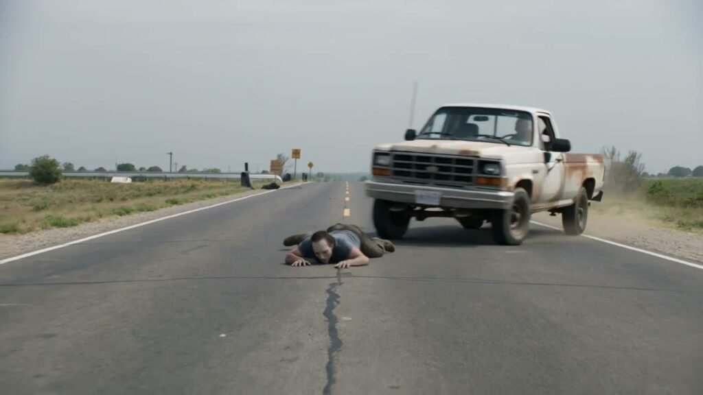 Still from “The Road” / AI Zombie Universe / Made with Runway