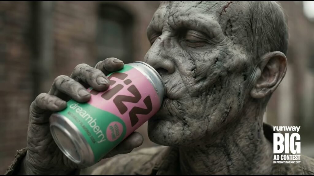 Still from The Last Vending Machine - Fizz Soda / Runway Big Ad Contest