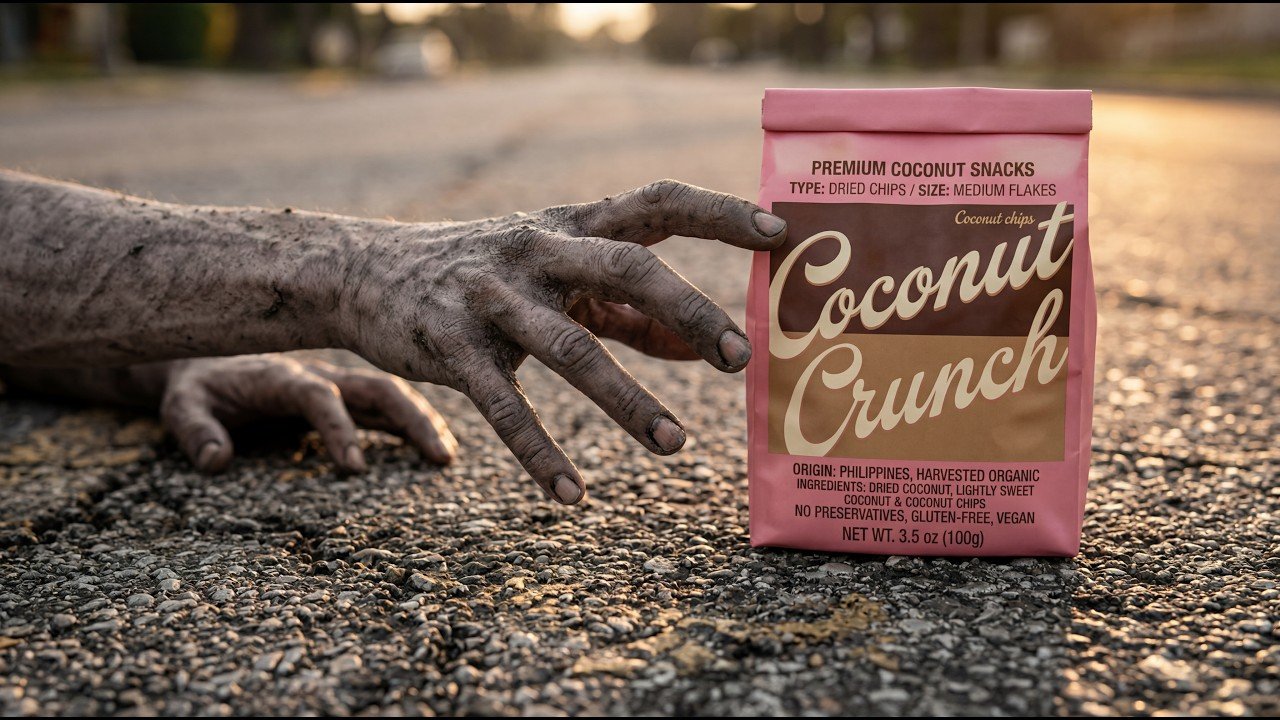 Still from Paradise Bite - Coconut Crunch / Runway Big Ad Contest